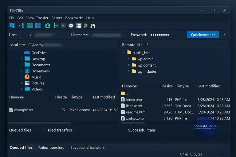 3. Como Usar o FileZilla para Gerenciar Arquivos no WordPress — Guia Completo