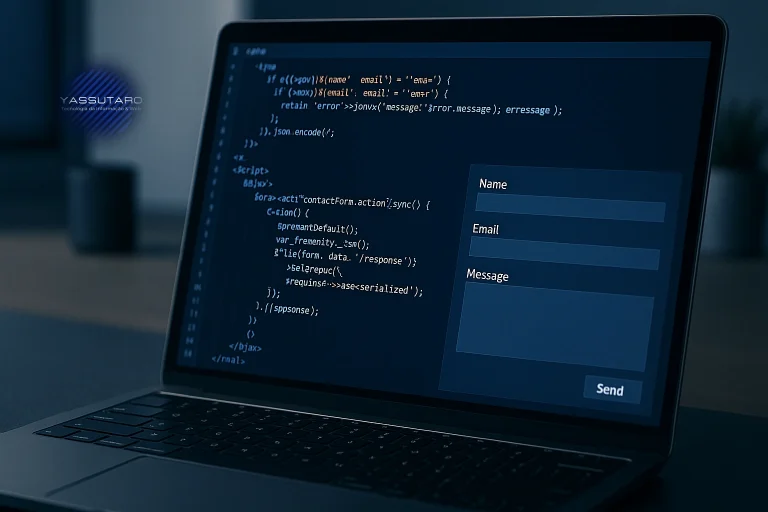 12. Como Criar um Formulário de Contato com PHP e AJAX (Sem Plugins)
